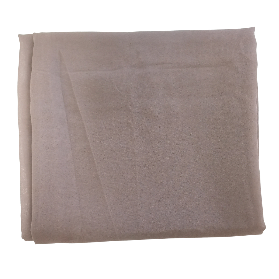 Chiffon Rectangle Hijab Soft Brown