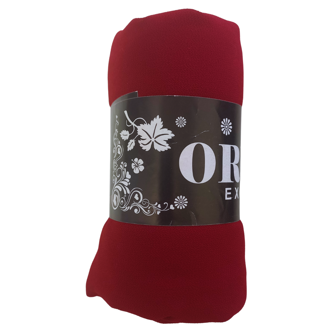 Chiffon Rectangle Hijab Dark Red