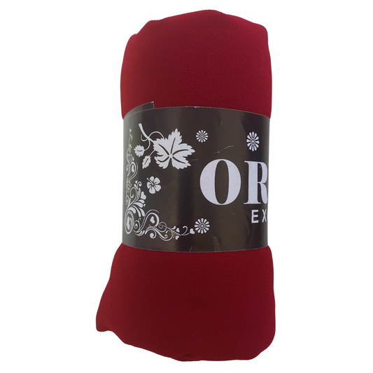 Chiffon Rectangle Hijab Dark Red